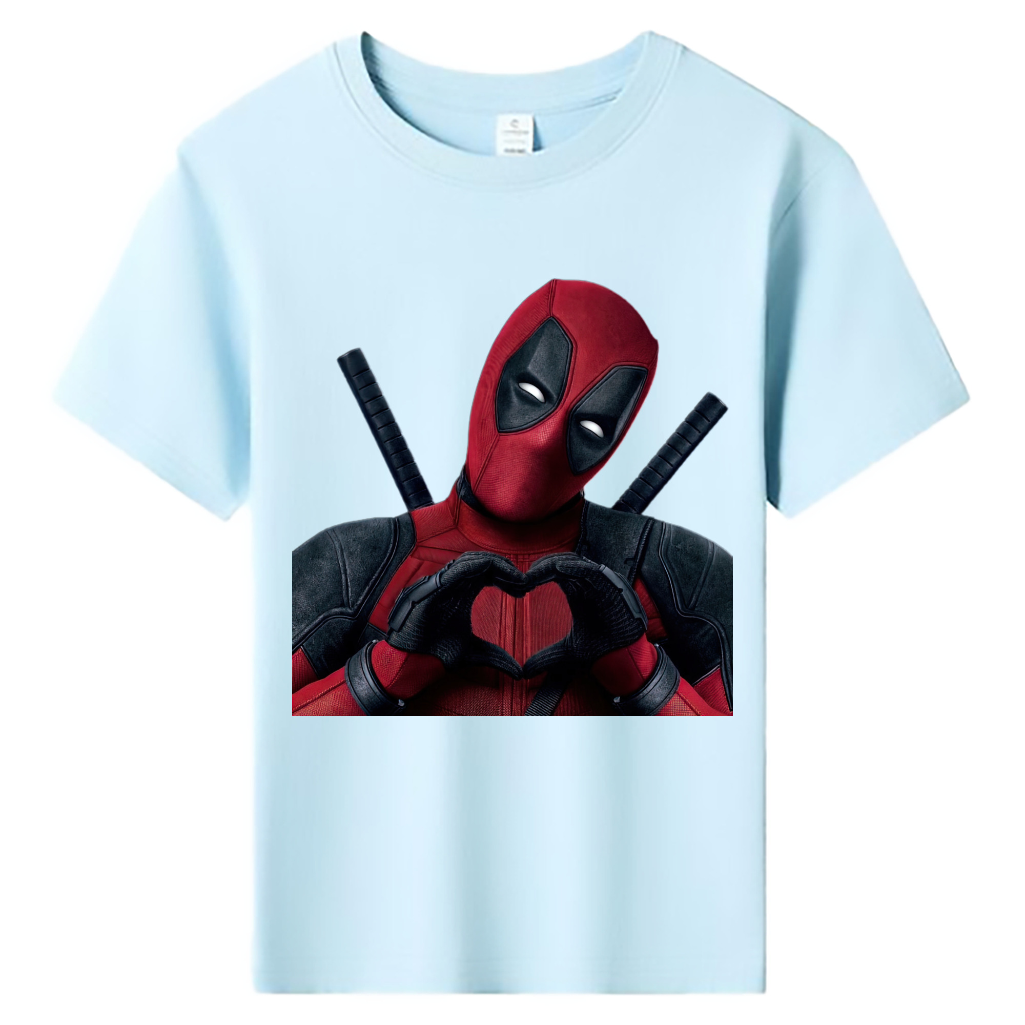 （画像用） Deadpool デッドプール 綿100％キッズTシャツ（フロントプリント）